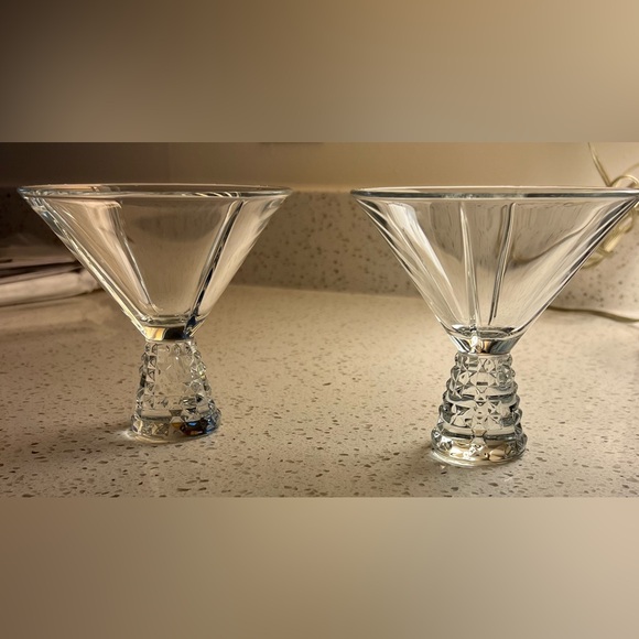 Nachtmann Punk Cocktail Coupe - Set of 2 - Crystal Martini Glasses - Picture 2 of 7